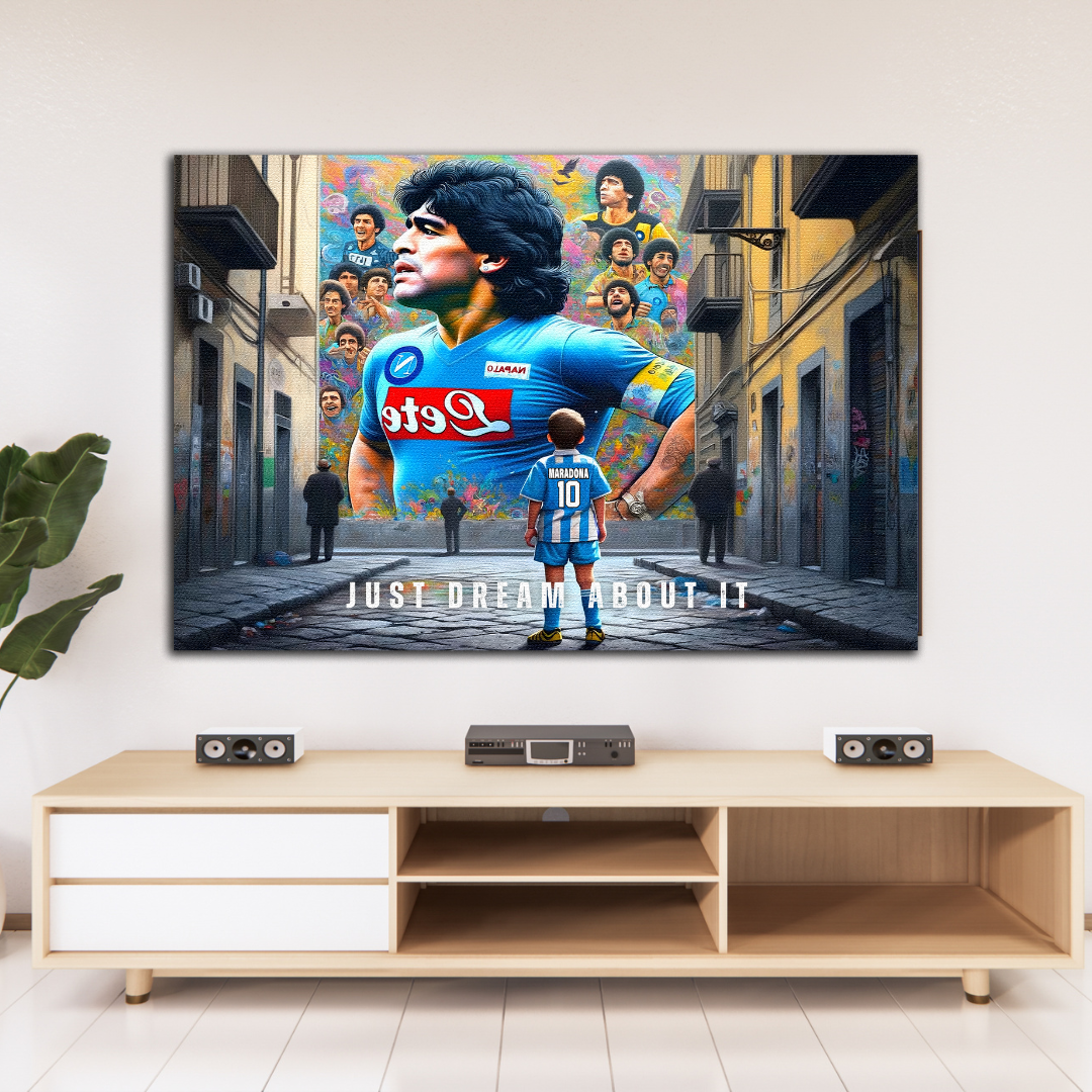 Maradona fresque Napoli